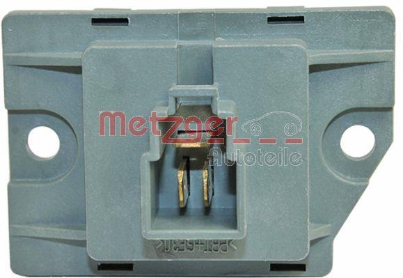 Résistance, pulseur d'air habitacle (Élément de commande, chauffage/ventilation) METZGER ref. 0917265